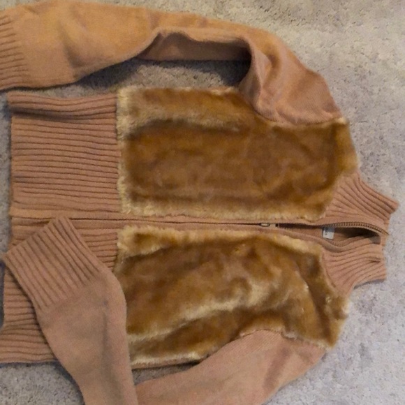 Fur sweater light brown - Picture 2 of 4